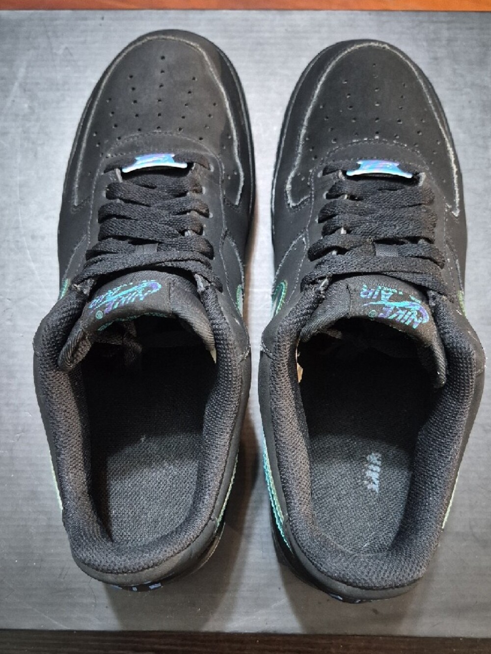 Nike Air Force 1 Low "Marbled Swoosh Pack" (2014) M10/W11.5 EUC - Picture 6 of 10